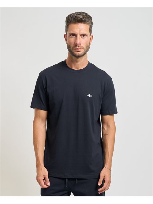 T-shirt uomo Armani Exchange con logo in petto ARMANI EXCHANGE | XM001568-AF10358UB101